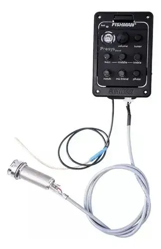 Captador Piezo Presys Blend 301 Fishman para Violão com Pré-Amplificador