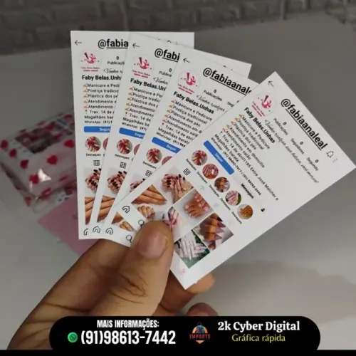 Cartão de Visita 9x5 Frente e Verso