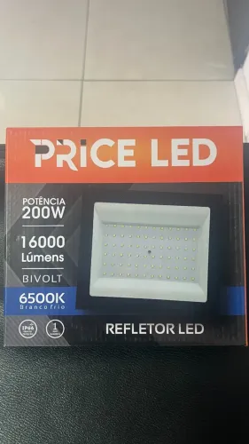 Refletor Led 200w 6500k Branco Frio Ip66 Prova D'água PriceLed