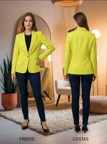 Zara - Blazer Amarelo - P