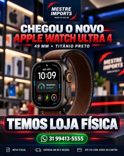 Apple Watch Ultra 4 de 49 mm em titânio preto