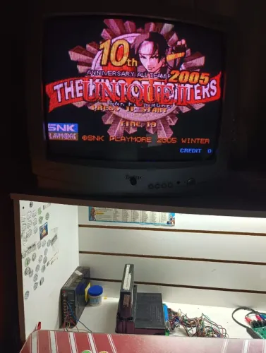 cartucho MVS NEOGEO  KOF 1OTH UNIQUE 