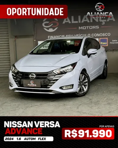 Nissan Versa Advance 1.6 16V Flex AUT 2024