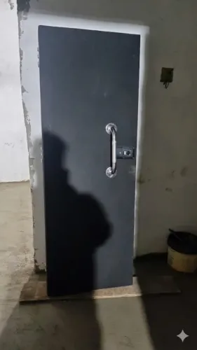 PORTA ACÚSTICA DUPLA 1,80x66 - IDEAL PARA ESTÚDIO, SALA E AMBIENTE COM ISOLAMENTO