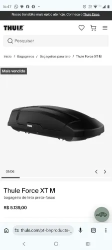 Caixa Force XT 400 Thule