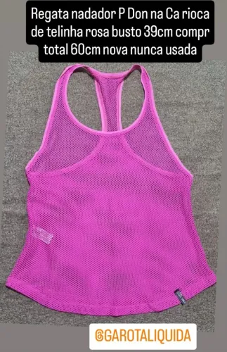 Regata feminina estilo nadador donna carioca P