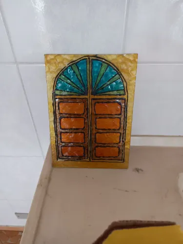 Vidro decorativo de janela