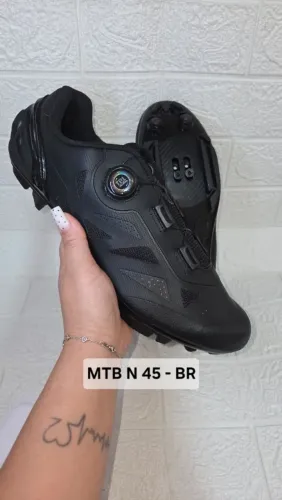 Sapatilha Ciclismo MTB n 45 Brasil Nova