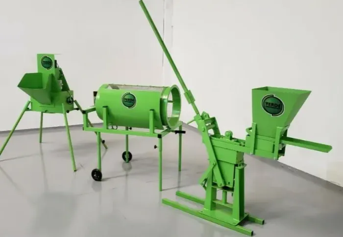 KIT PARA FABRICAÇÃO DE TIJOLO ECOLOGICO 