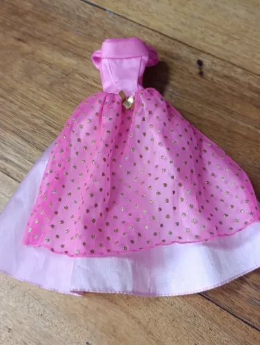 VESTIDO ORIGINAL BARBIE RAPUNZEL 1999 RARIDADE GENUÍNO BARBIE 