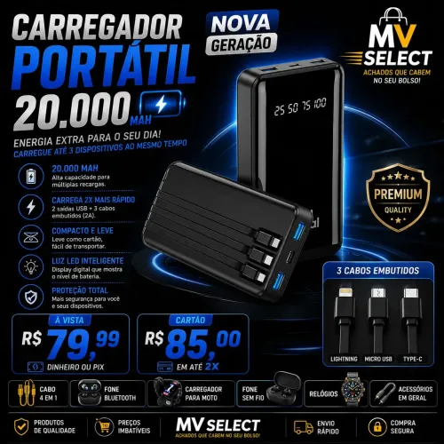 Carregador portátil