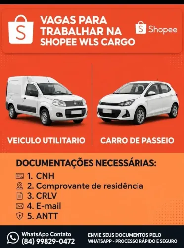 Vagas disponíveis para quem está interessado em trabalhar!