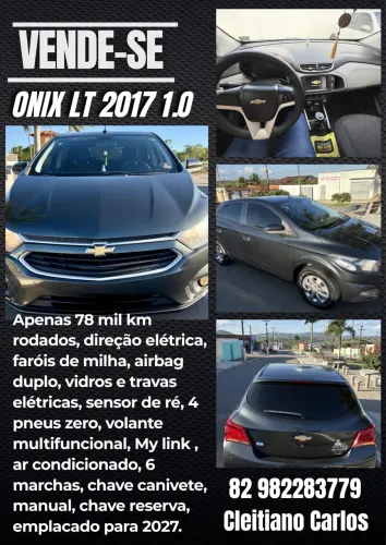 Chevrolet Onix Hatch LT 1.0 8V Flex Mec. 4P 2017