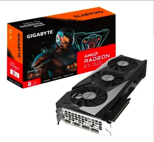 Rx 7600 8gb OC gigabyte Nova pouco usada
