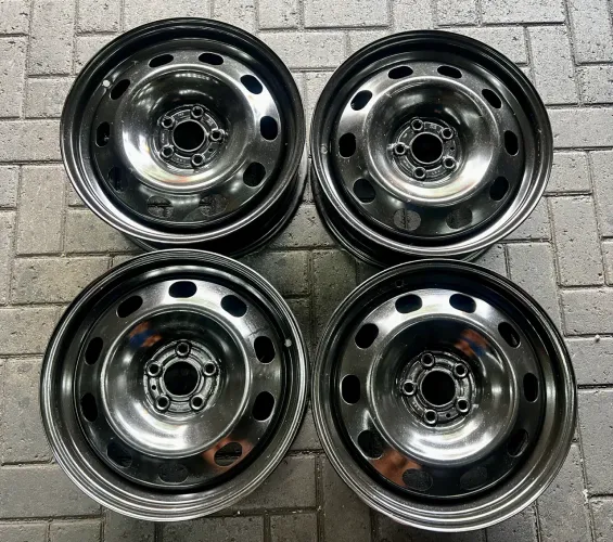 Jogo de Rodas Aro 16 VW 5x100 Original / Roda de Ferro T-Cross 16 Nivus Virtus Pol