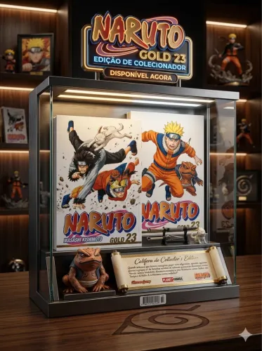 Naruto Gold Volume 23 Panini - Papel Offset (Estado De Banca)