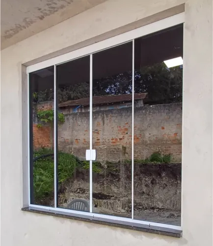 Janela blindex Fumê