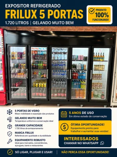 Geladeira Expositora 5 portas