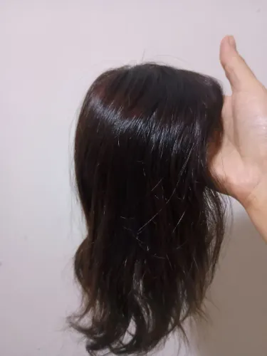 Aplique topo cabelo curto humano