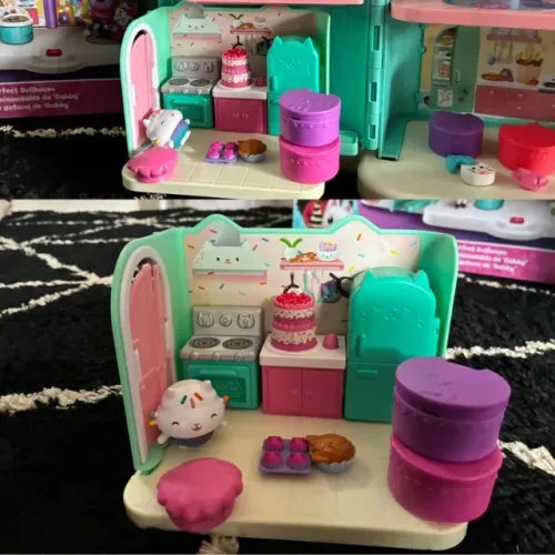 Casa De Boneca Gabby's Dollhouse Bakey Com Cozinha Cakey