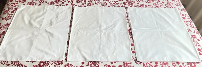 3 FRONHAS N F L ALGODÃO BRANCO MADE IN CHILE