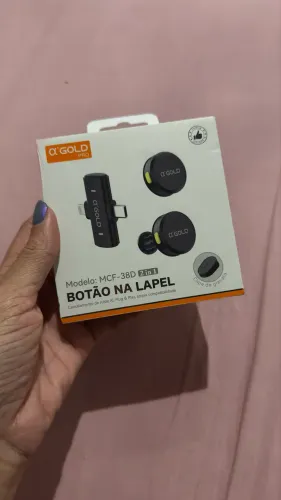 Microfone de lapela