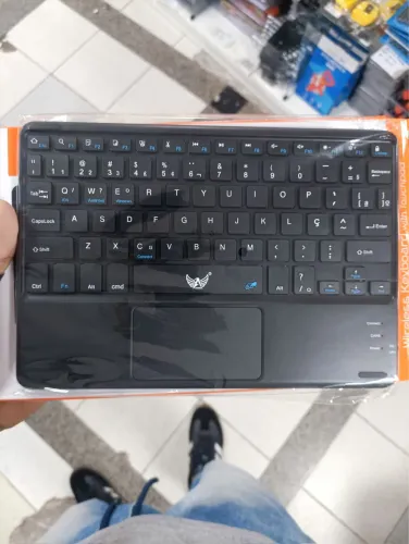 TECLADO SEM FIO PARA TABLET E IPAD