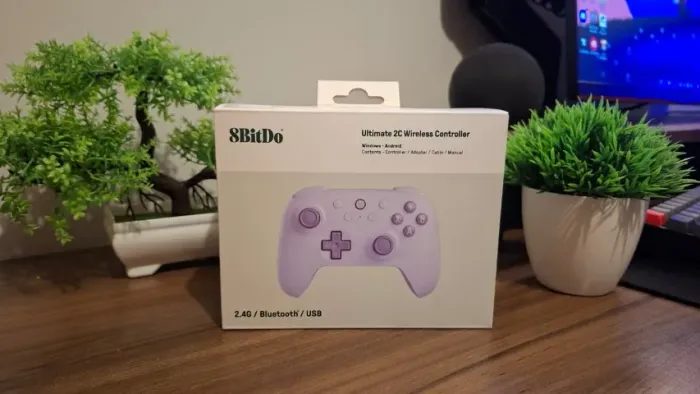 Controle 8BitDo Ultimate 2C Wired Roxo | Novo e Lacrado