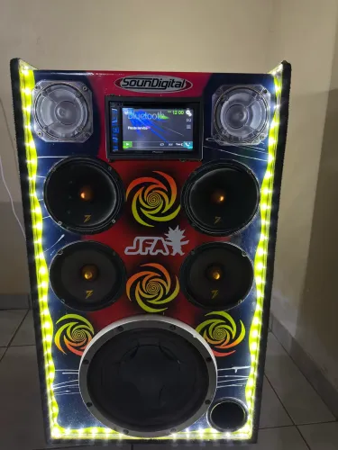 Caixa de Som Automotiva Completa + Taramps DS 800x4 + DSP + Fonte Usina + Pioneer