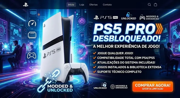 PS5 Pro 2tb+leitor de disco, desbloqueado