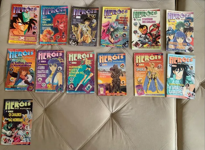 13 revistas heróis do futuro