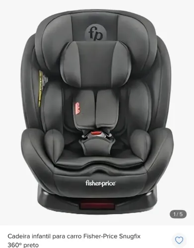 Cadeira de carro fisher price 360 isofix