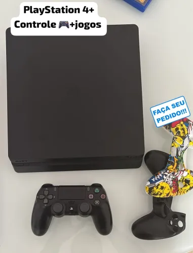 Console PlayStation 4 original ,1 controle e cabos originais