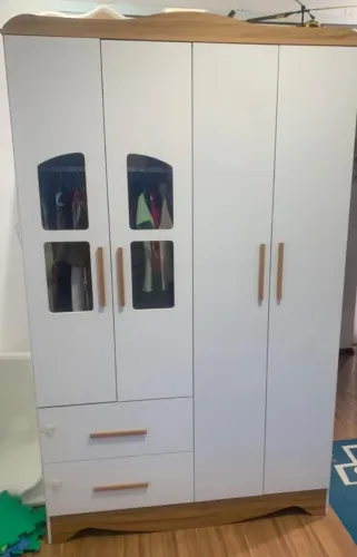 Guarda Roupa Bebê Peroba Lisi