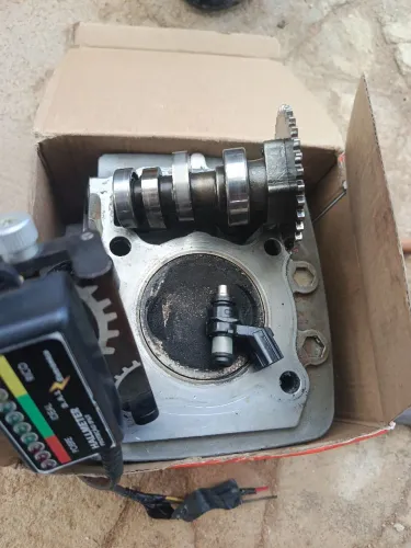 Kit 4mm mais bico de XRE 190 mais comando preparado mais halmiter kit em ótimo estado