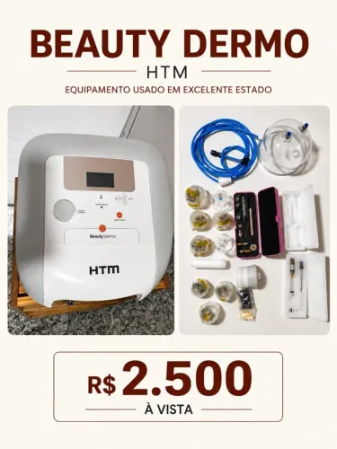 VENDO - BEAUTY DERMO HTM | ENDERMOTERAPIA E VACUOTERAPIA | POUQUÍSSIMO USO