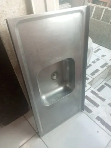 Pia de aço inox 1,52 m. Negociável!