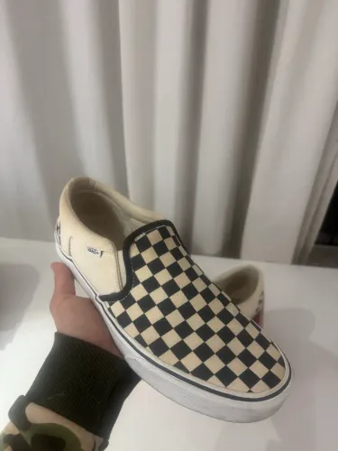 Vans Slip On Checkerboard Black And White