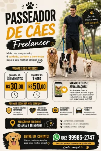 Passeador de Cães Freelancer
