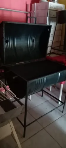 CHURRASQ.ABAFO TAMBOR 225 L, CHAPA GROSSA