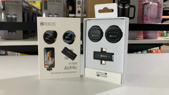 Microfone AirMic Original Apple e Android ?Novo?