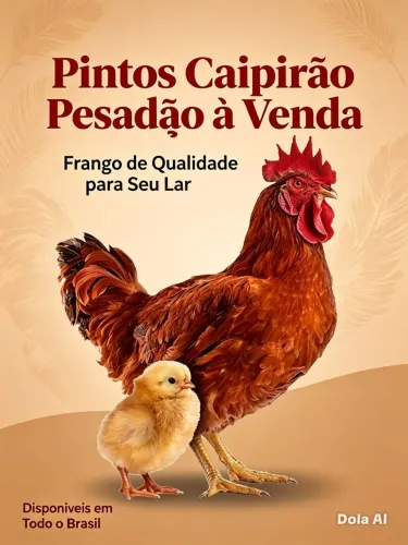 PIntinhos Caipirão e Poedeiras