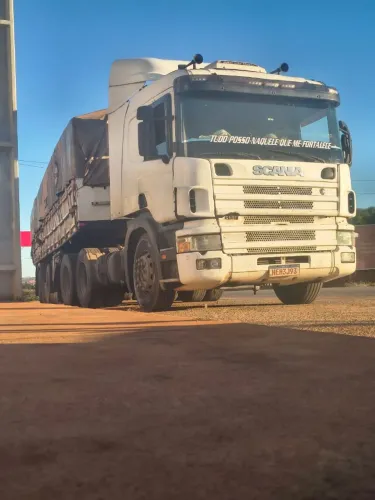 Conjunto Scania + carreta canguru 