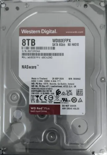 HD INTERNO 8TB WESTERN NAS WD80EFPX RED GTA BR