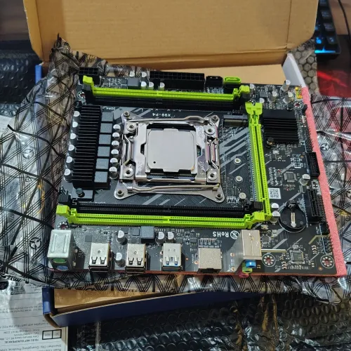 Kit placa mãe x99 vou E5 2680 SOYO