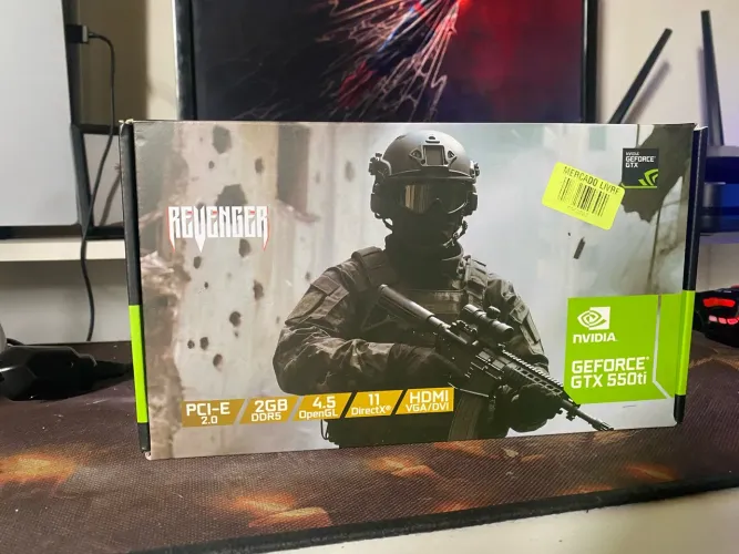 GTX 550 Ti - PLACA DE VÍDEO GAMER 3 MESES DE USO APENAS