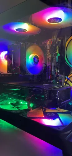 Computador entrada Gamer i5 16GB RAM + Placa de Vídeo 4GB - Gabinete Gamer RGB