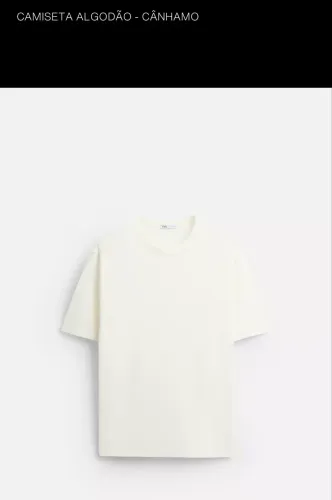 Camisa Branca ZARA M