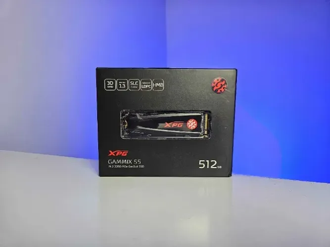 SSD M2 NVMe 512GB PCIe 3.0 XPG Gammix S5 - Novo e Lacrado