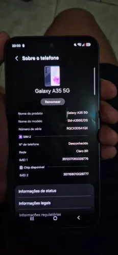 Samsung Galaxy A35 5G 128GB Azul-escuro 6GB RAM